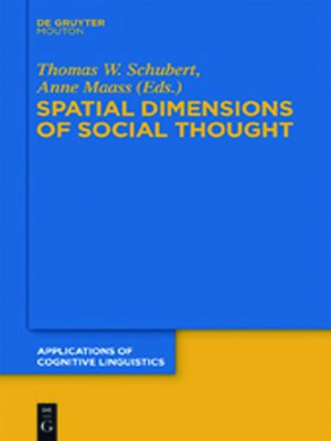 cover image of Spatial Dimensions of Social Thought